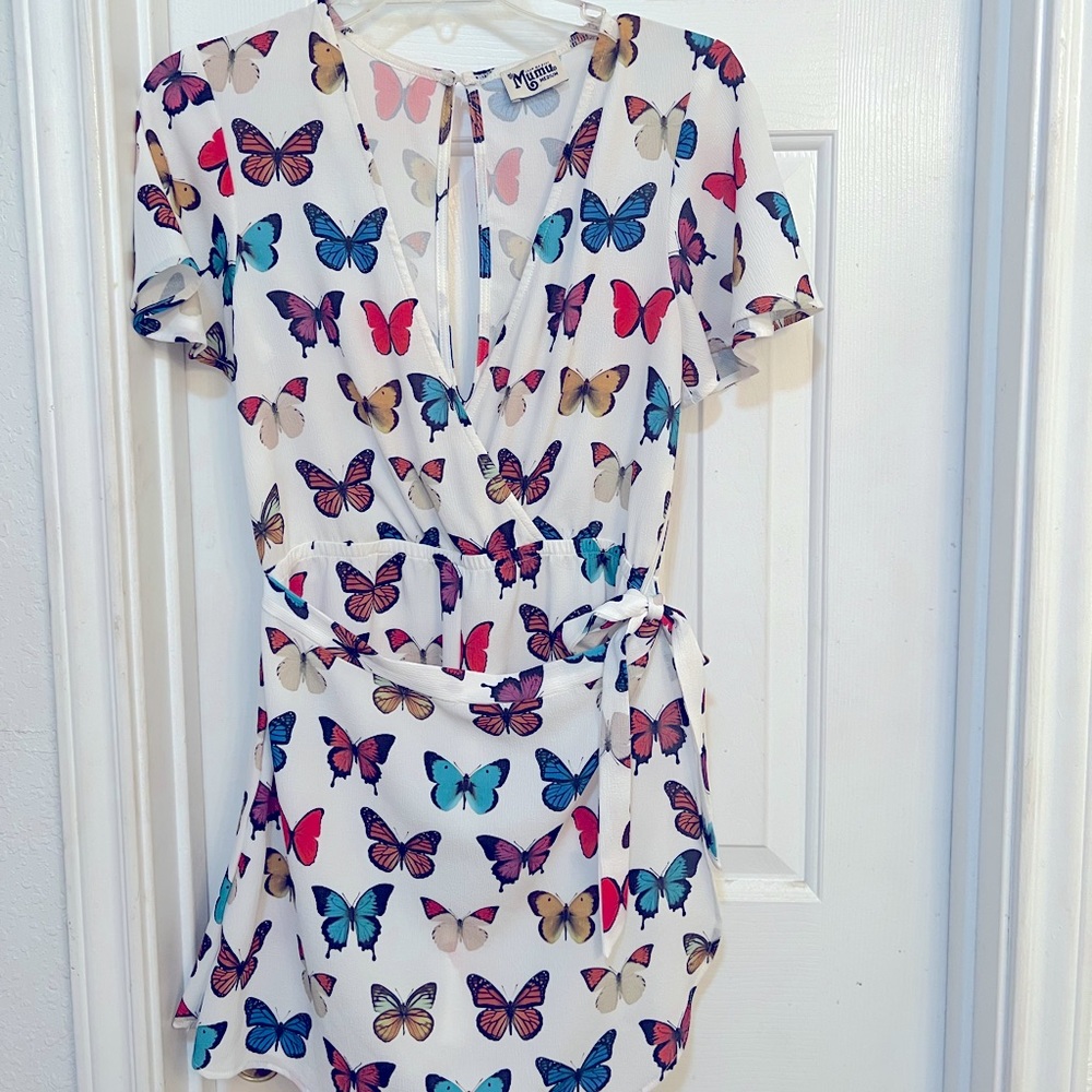 Show me your Mumu Beautiful Romper , worn only once!